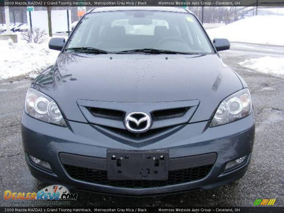 2009 Mazda MAZDA3 s Grand Touring Hatchback Metropolitan Gray Mica / Black Photo #8