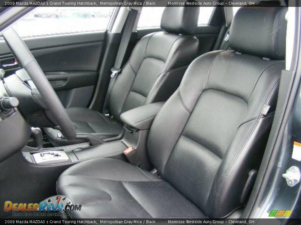 2009 Mazda MAZDA3 s Grand Touring Hatchback Metropolitan Gray Mica / Black Photo #9