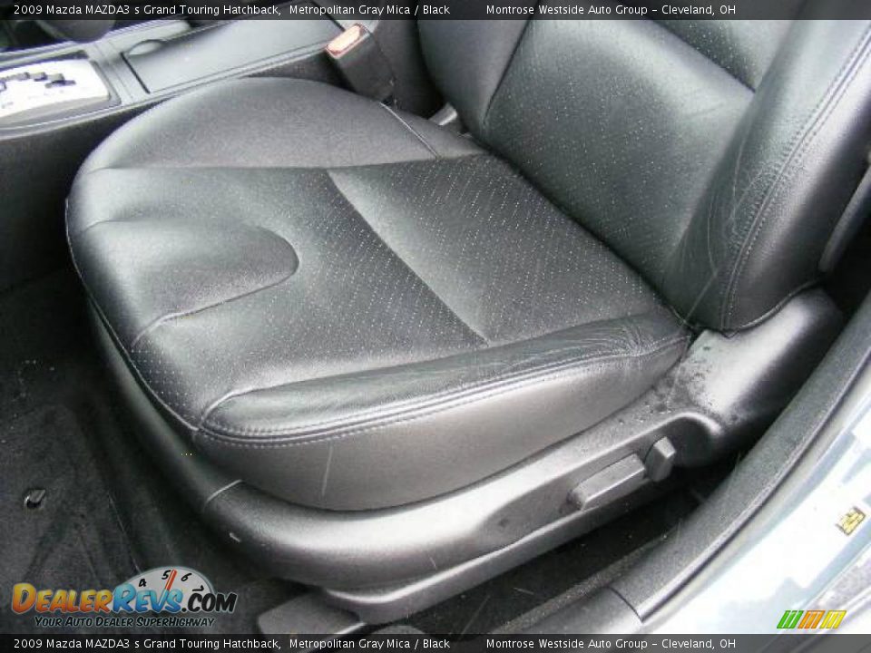 2009 Mazda MAZDA3 s Grand Touring Hatchback Metropolitan Gray Mica / Black Photo #10