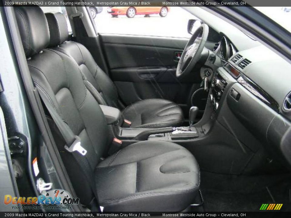 2009 Mazda MAZDA3 s Grand Touring Hatchback Metropolitan Gray Mica / Black Photo #13