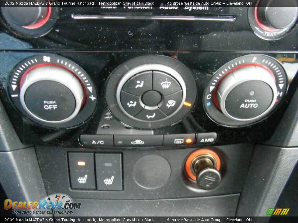 2009 Mazda MAZDA3 s Grand Touring Hatchback Metropolitan Gray Mica / Black Photo #24