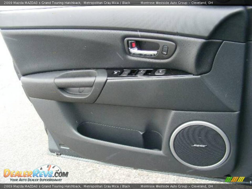 2009 Mazda MAZDA3 s Grand Touring Hatchback Metropolitan Gray Mica / Black Photo #28