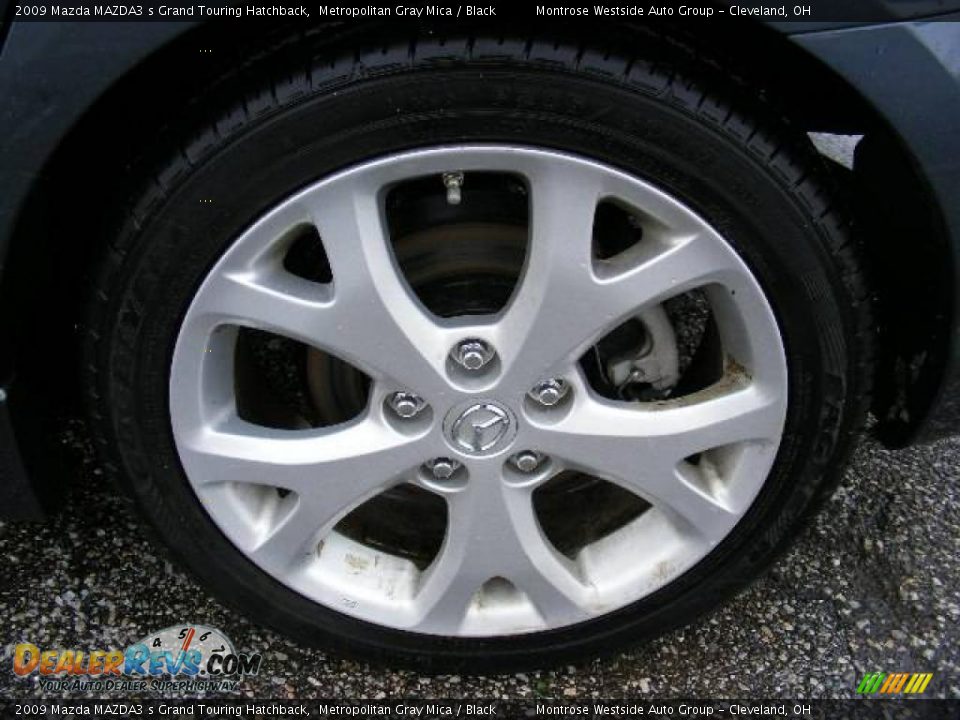 2009 Mazda MAZDA3 s Grand Touring Hatchback Metropolitan Gray Mica / Black Photo #31