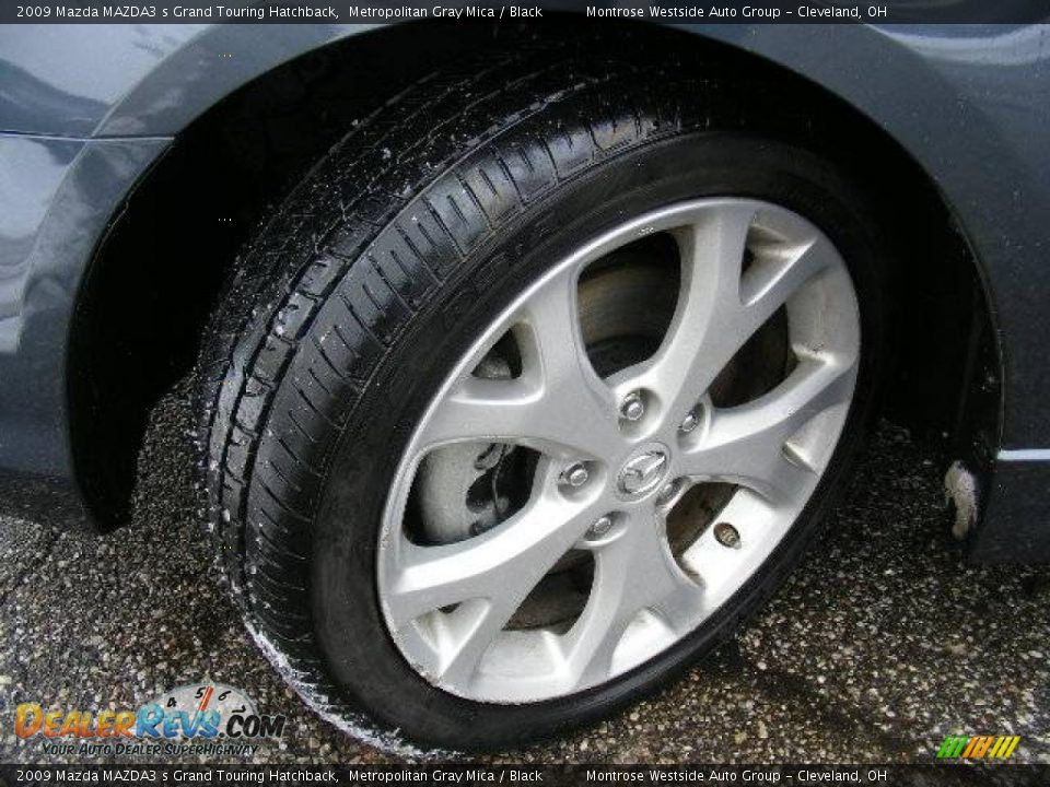 2009 Mazda MAZDA3 s Grand Touring Hatchback Metropolitan Gray Mica / Black Photo #32