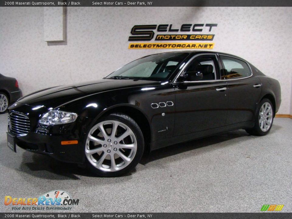 2008 Maserati Quattroporte Black / Black Photo #1