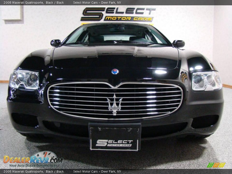 2008 Maserati Quattroporte Black / Black Photo #2
