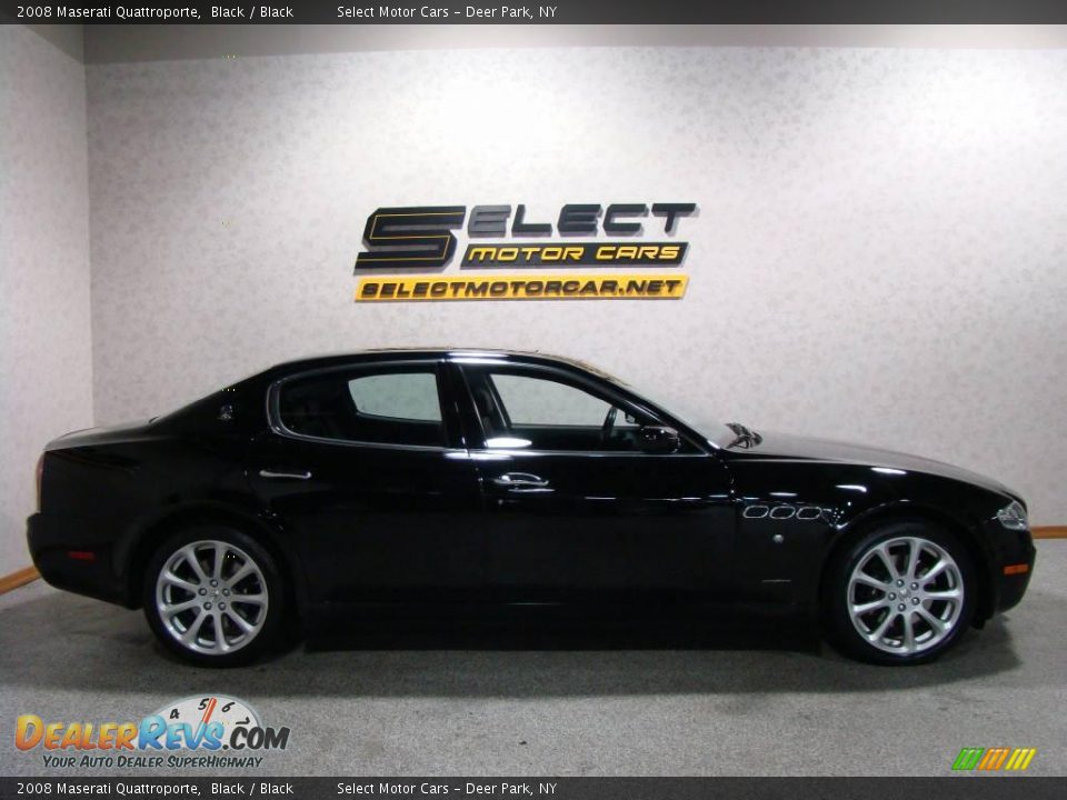 2008 Maserati Quattroporte Black / Black Photo #4
