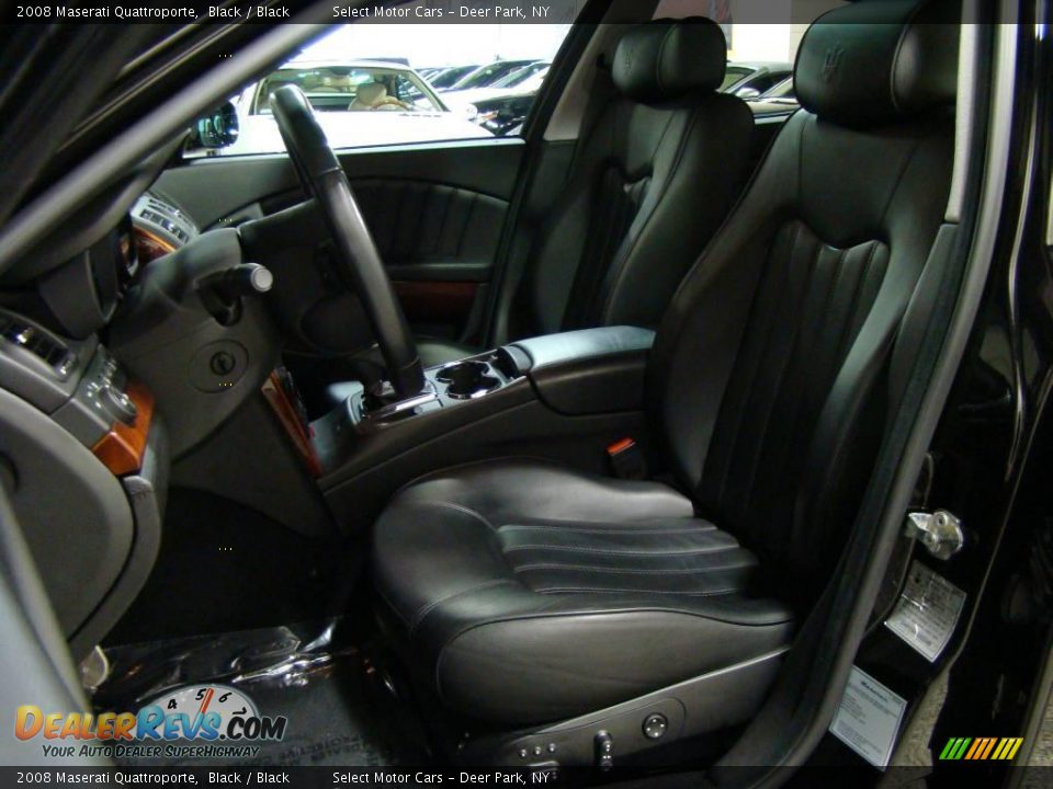 2008 Maserati Quattroporte Black / Black Photo #7