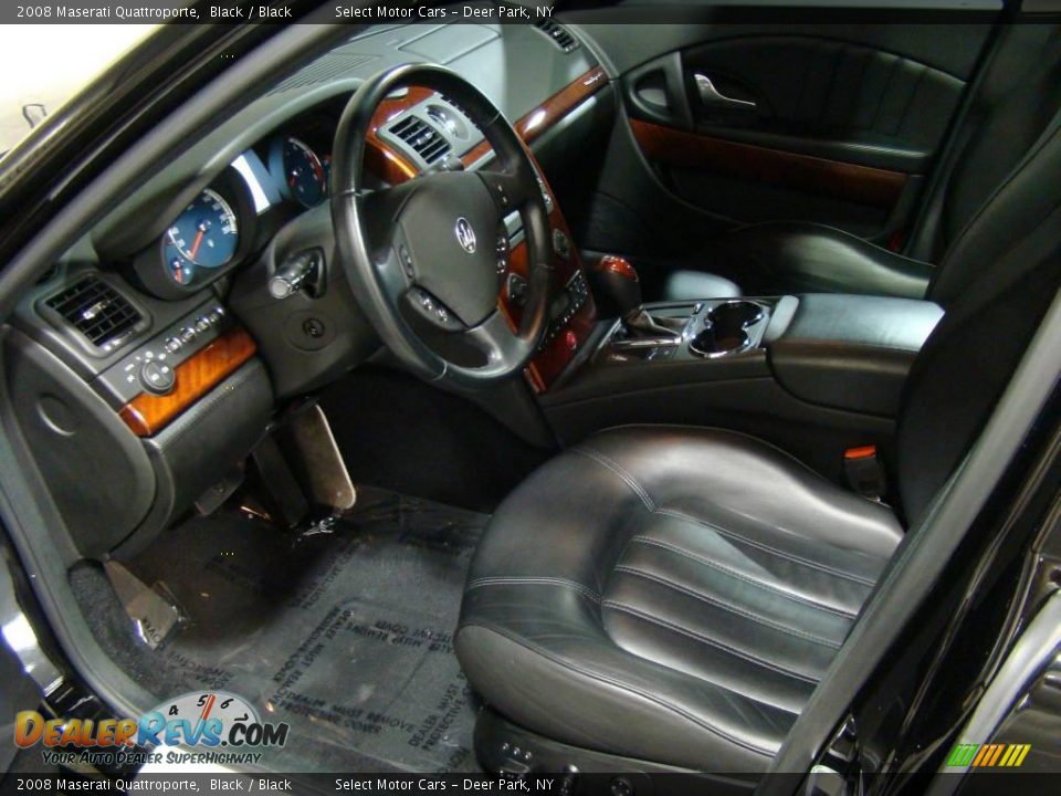 2008 Maserati Quattroporte Black / Black Photo #8