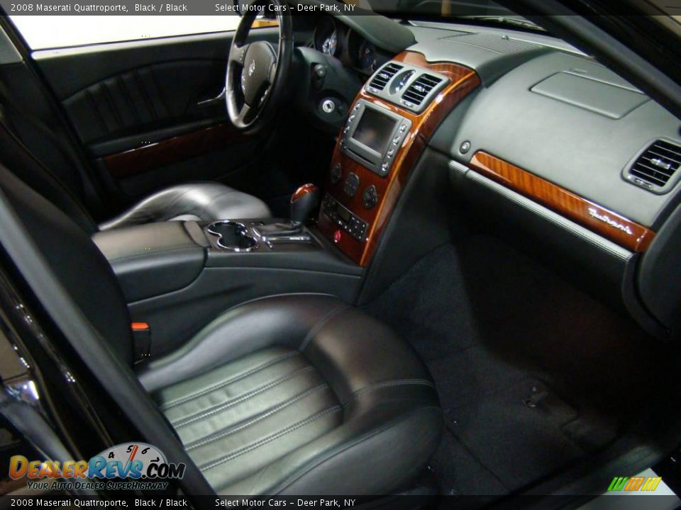 2008 Maserati Quattroporte Black / Black Photo #11