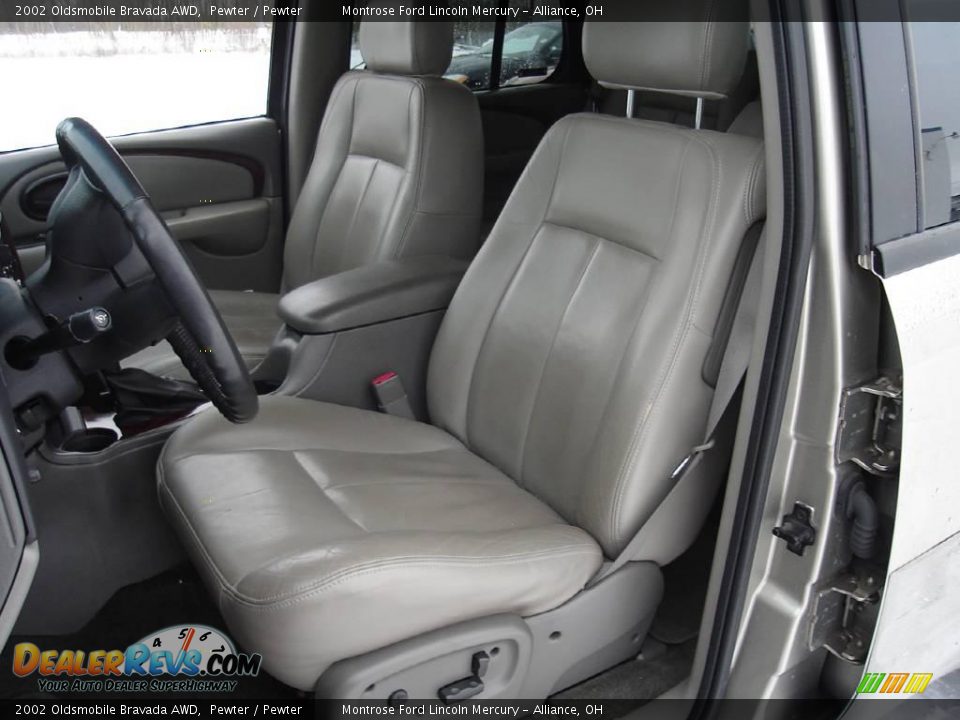 2002 Oldsmobile Bravada AWD Pewter / Pewter Photo #12