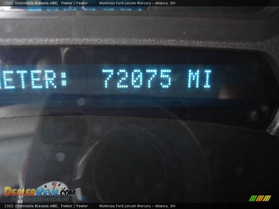 2002 Oldsmobile Bravada AWD Pewter / Pewter Photo #26