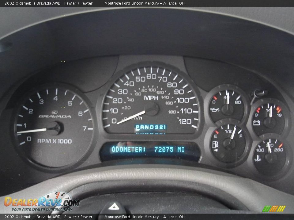 2002 Oldsmobile Bravada AWD Pewter / Pewter Photo #27