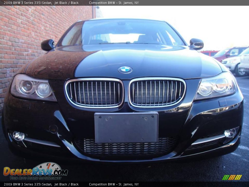 2009 BMW 3 Series 335i Sedan Jet Black / Black Photo #2