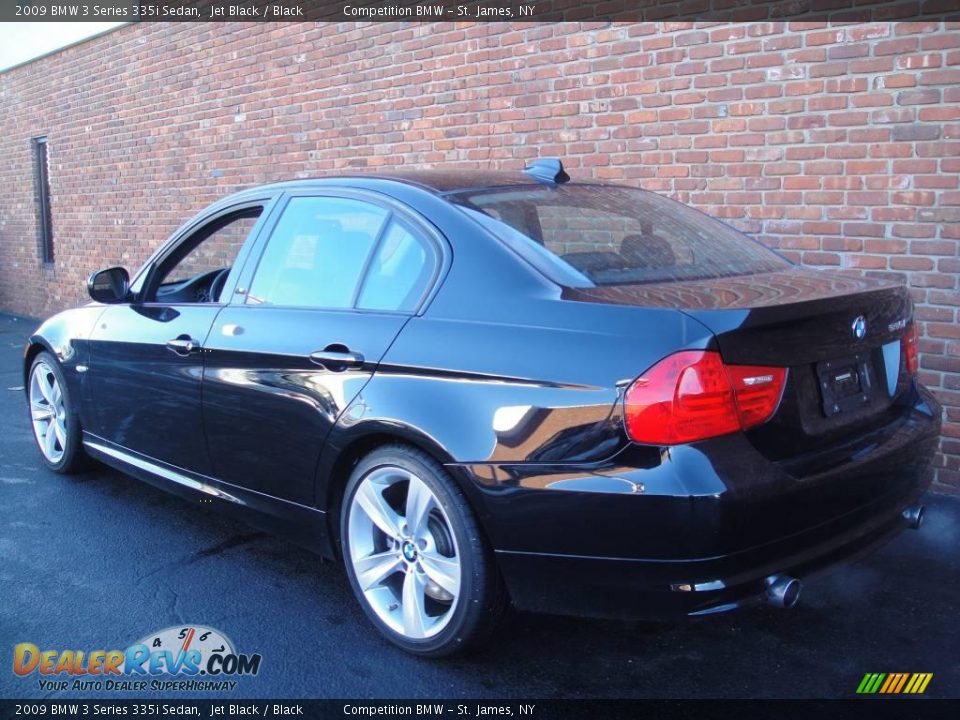 2009 BMW 3 Series 335i Sedan Jet Black / Black Photo #4