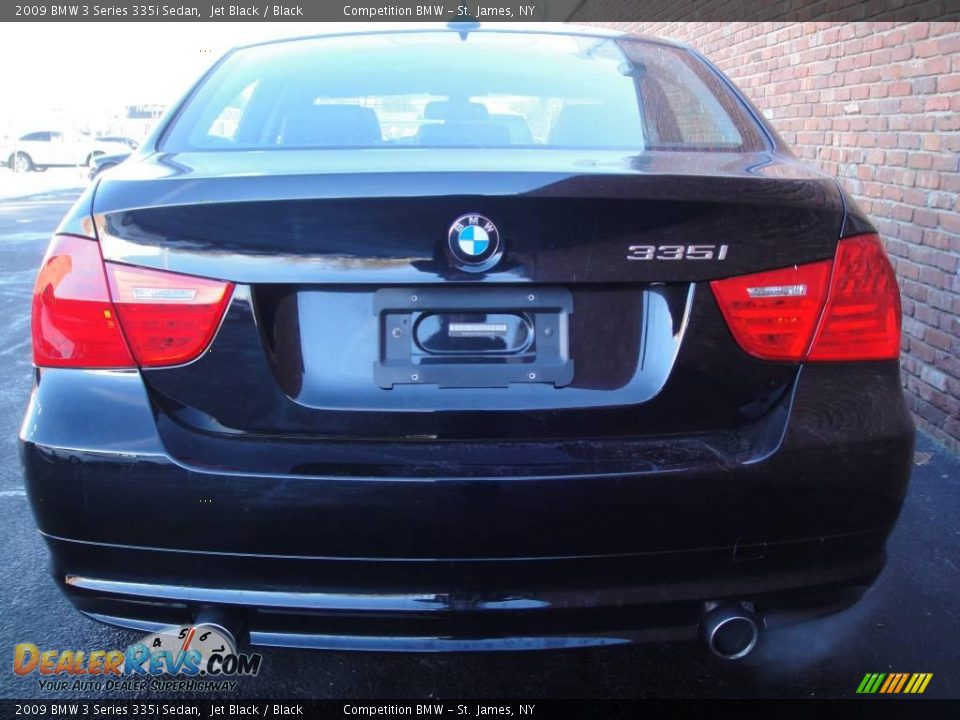 2009 BMW 3 Series 335i Sedan Jet Black / Black Photo #5