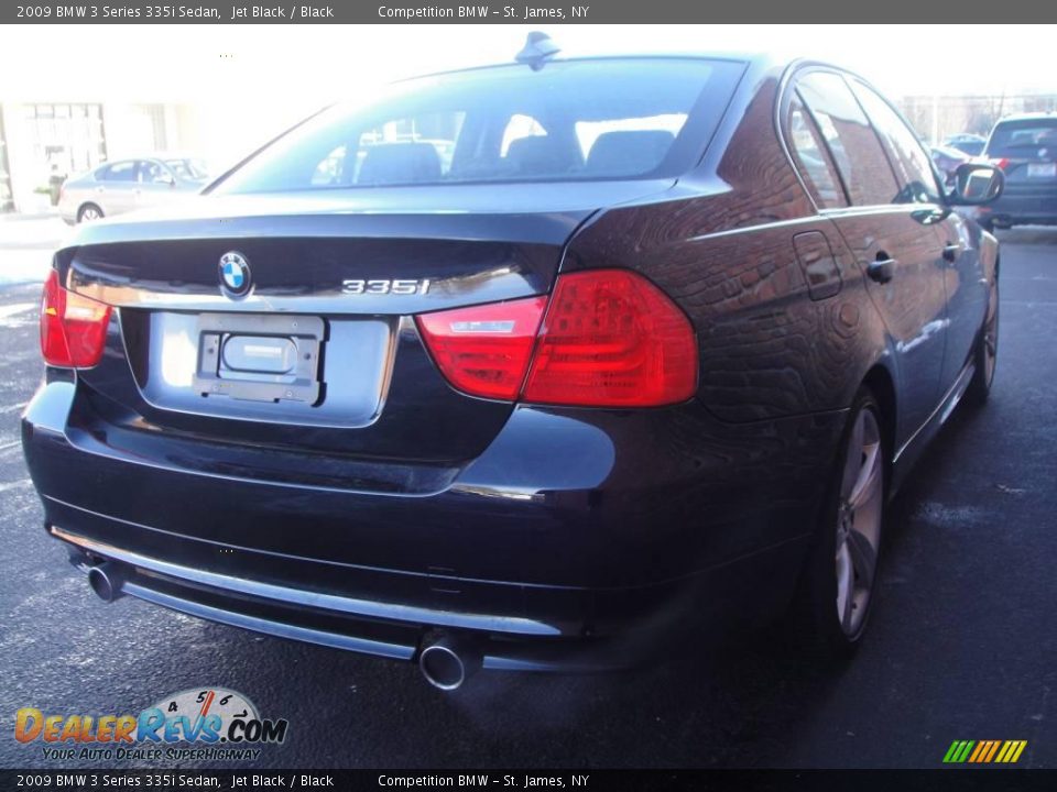 2009 BMW 3 Series 335i Sedan Jet Black / Black Photo #6