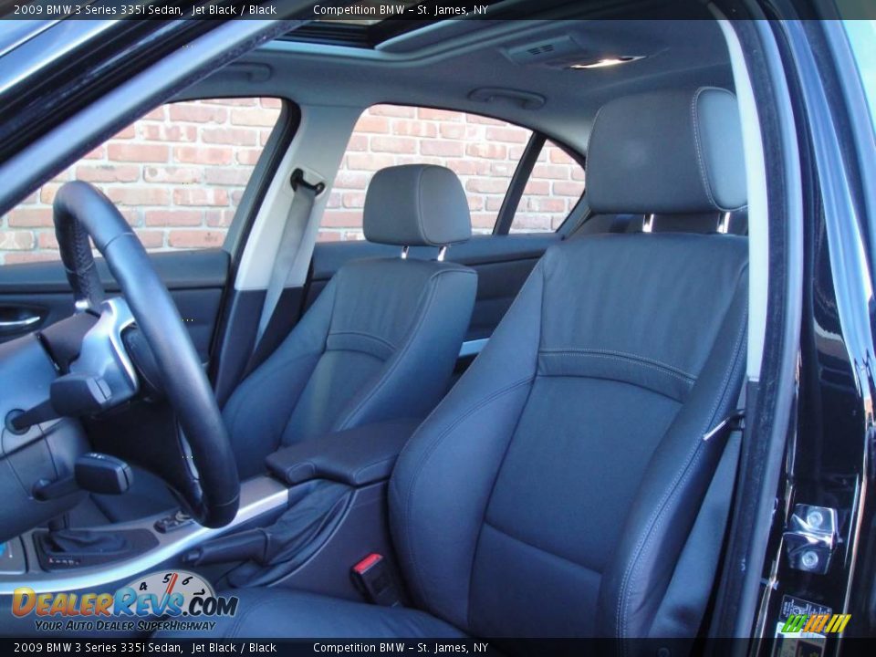 2009 BMW 3 Series 335i Sedan Jet Black / Black Photo #8