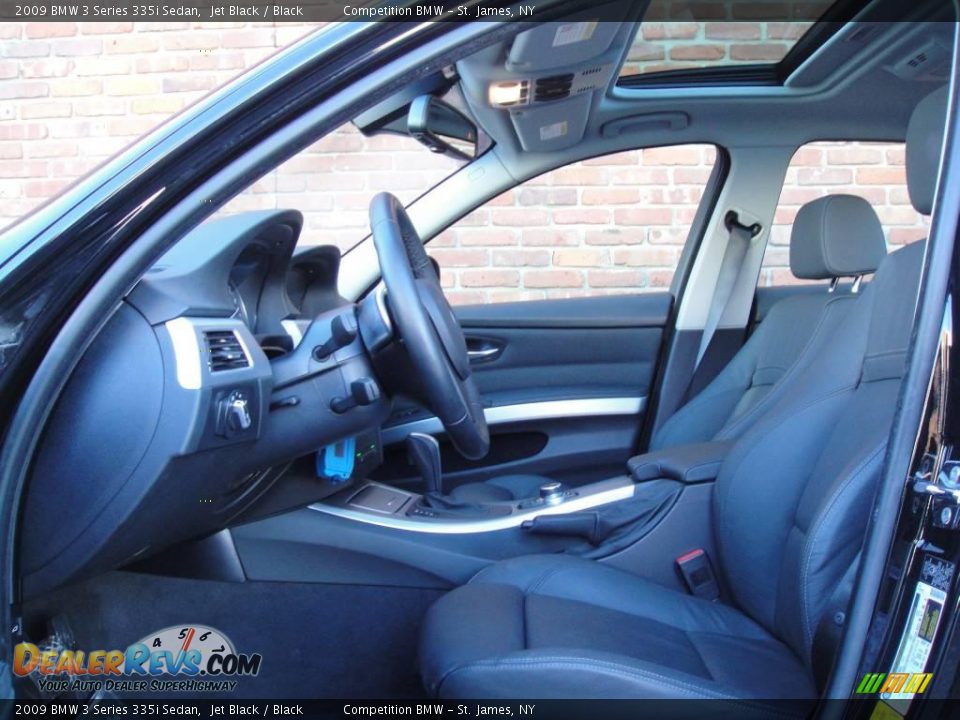 2009 BMW 3 Series 335i Sedan Jet Black / Black Photo #9