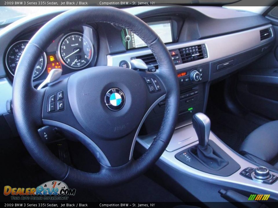 2009 BMW 3 Series 335i Sedan Jet Black / Black Photo #10