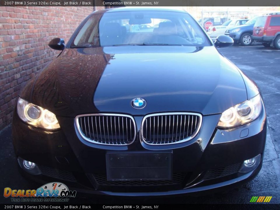 2007 BMW 3 Series 328xi Coupe Jet Black / Black Photo #2