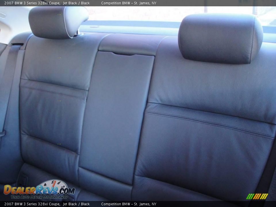 2007 BMW 3 Series 328xi Coupe Jet Black / Black Photo #14
