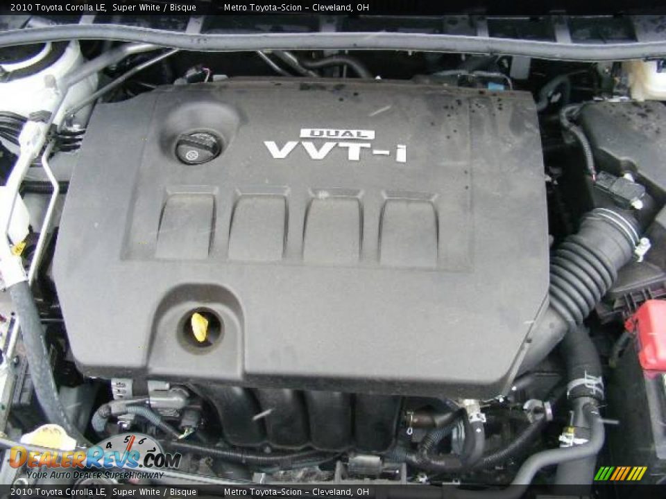 2010 Toyota Corolla LE Super White / Bisque Photo #26