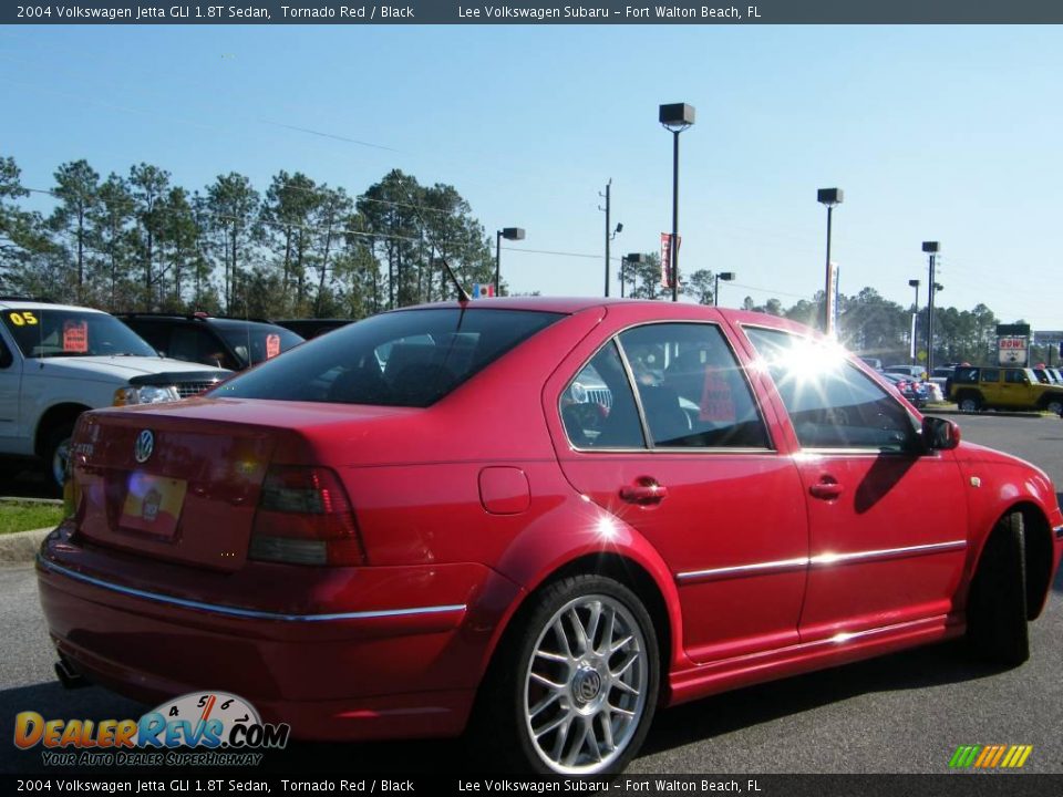 2004 Volkswagen Jetta GLI 1.8T Sedan Tornado Red / Black Photo #5