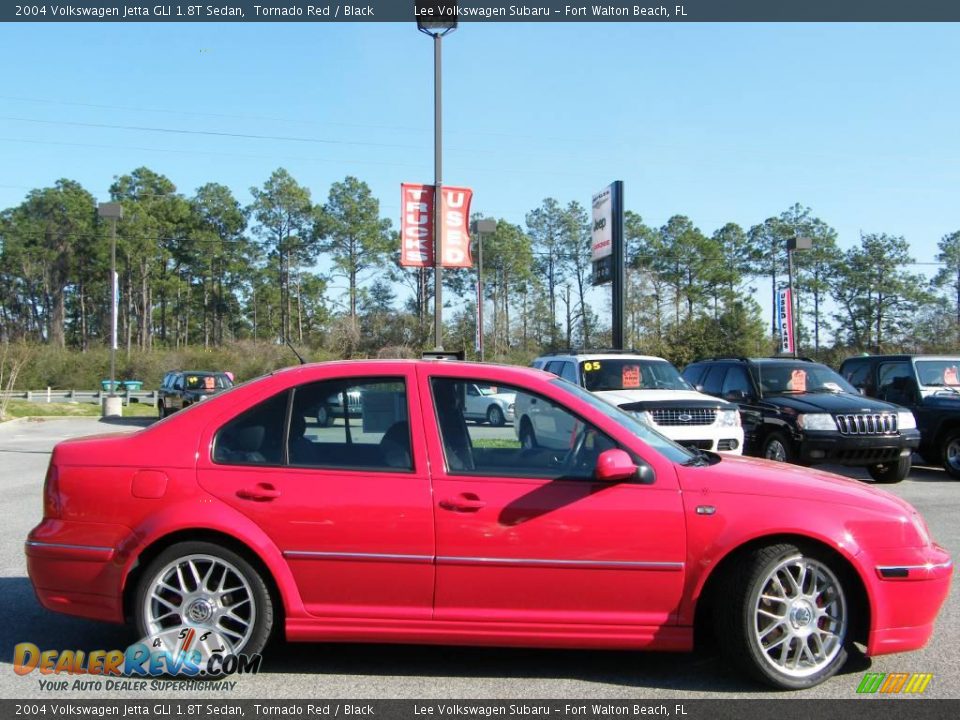 2004 Volkswagen Jetta GLI 1.8T Sedan Tornado Red / Black Photo #6