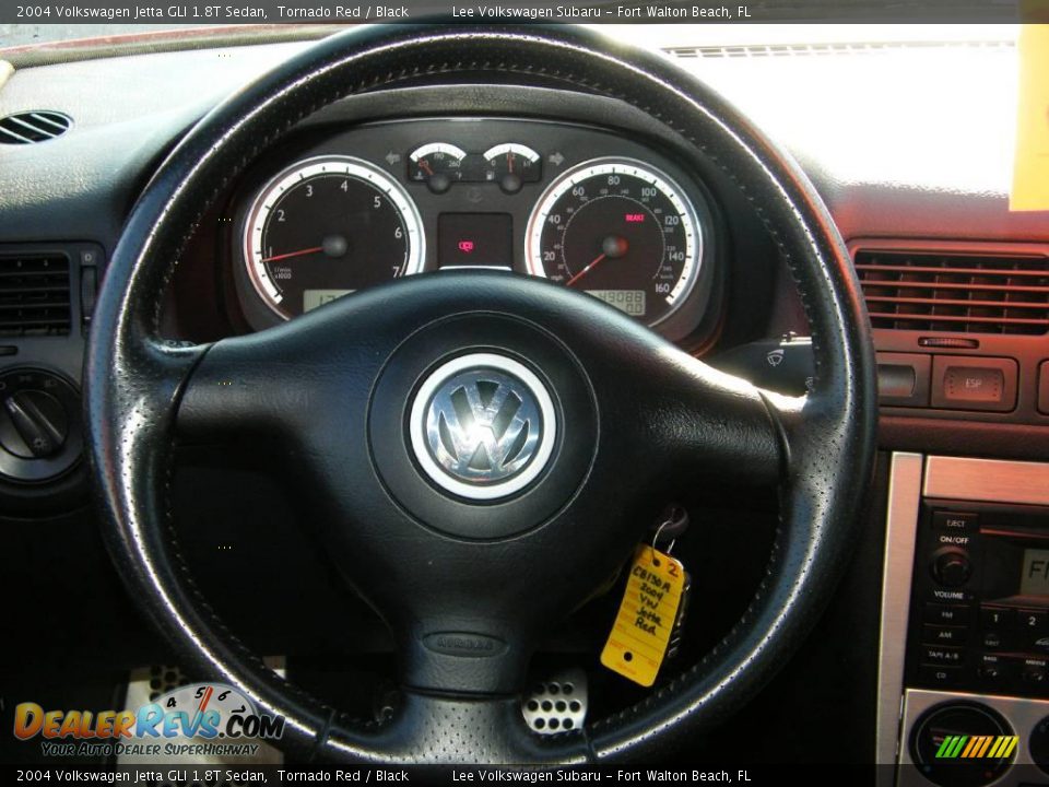 2004 Volkswagen Jetta GLI 1.8T Sedan Tornado Red / Black Photo #19
