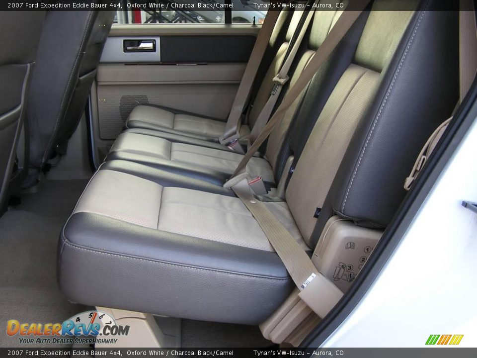2007 Ford Expedition Eddie Bauer 4x4 Oxford White / Charcoal Black/Camel Photo #8