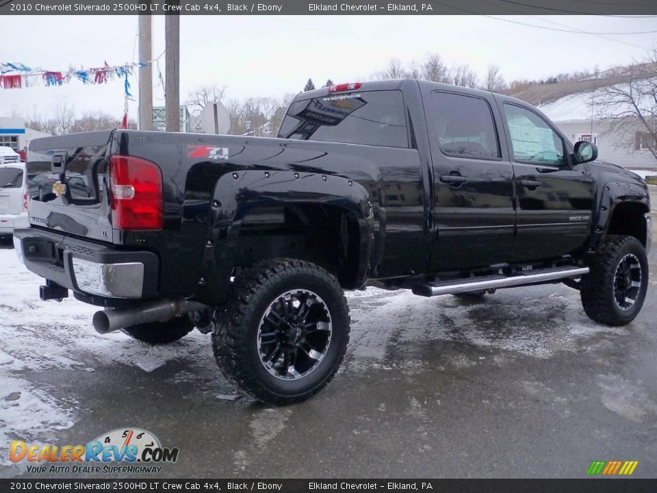 2010 Chevrolet Silverado 2500HD LT Crew Cab 4x4 Black / Ebony Photo #5