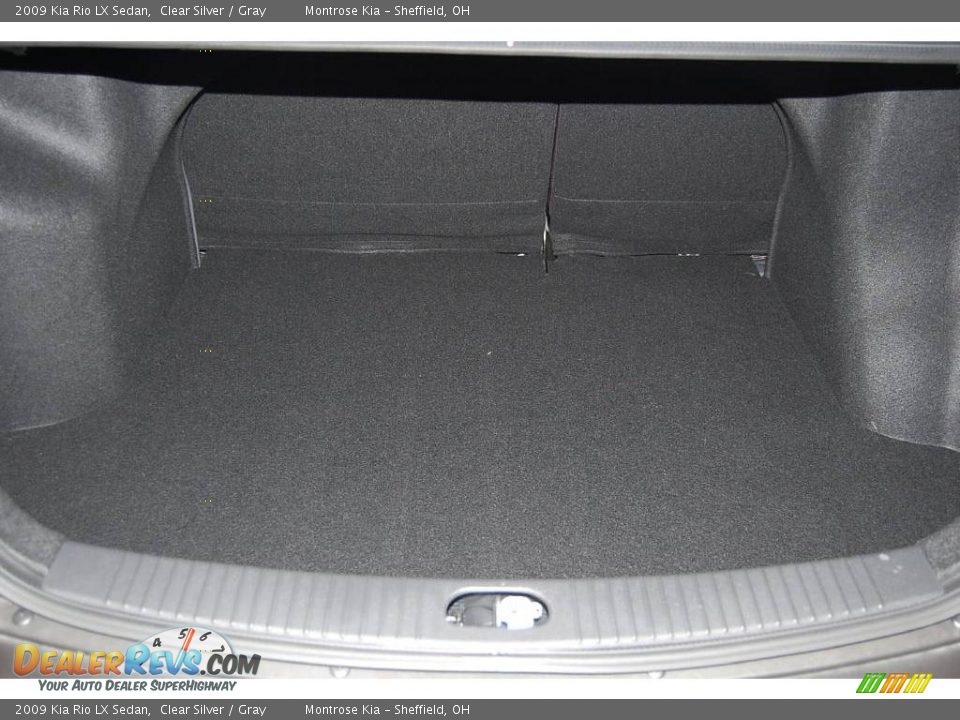 2009 Kia Rio LX Sedan Clear Silver / Gray Photo #23