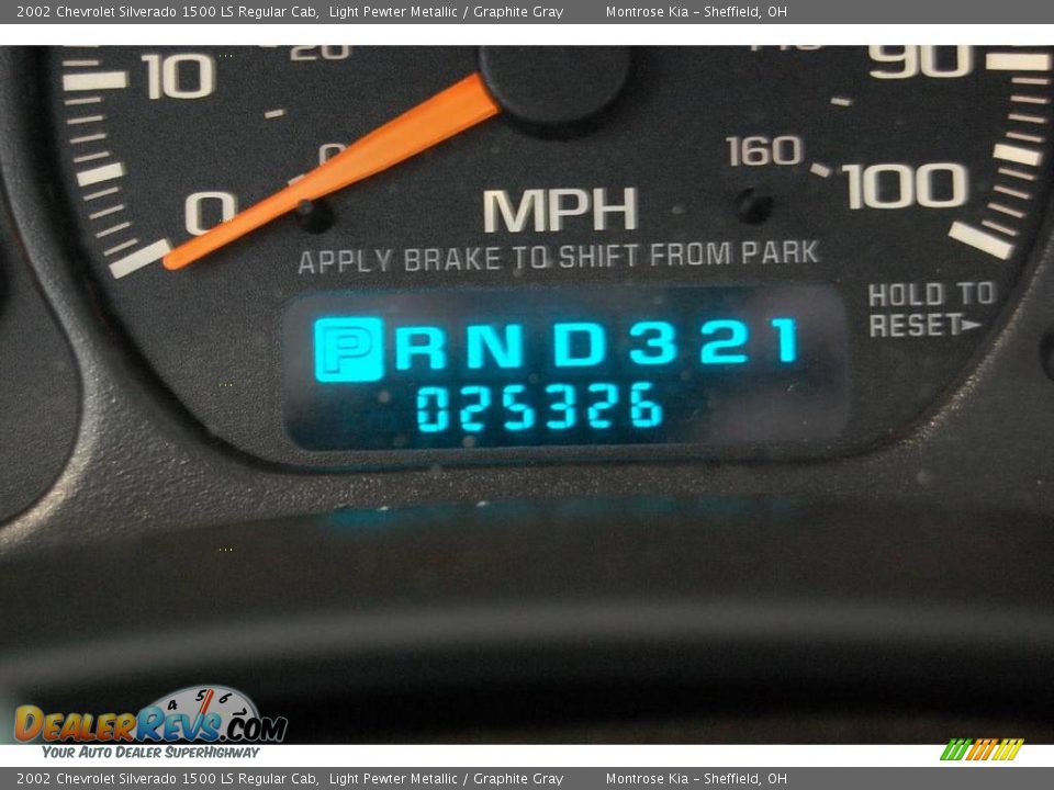 2002 Chevrolet Silverado 1500 LS Regular Cab Light Pewter Metallic / Graphite Gray Photo #18