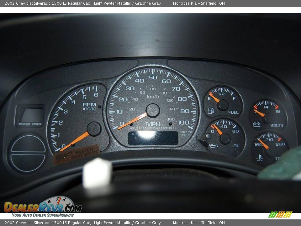 2002 Chevrolet Silverado 1500 LS Regular Cab Light Pewter Metallic / Graphite Gray Photo #26
