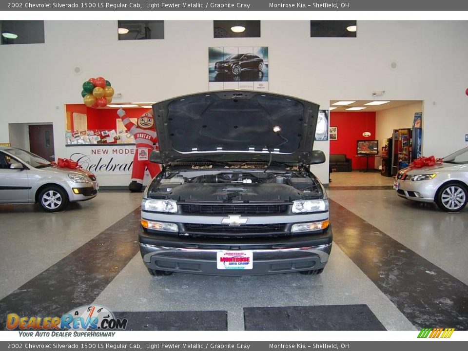 2002 Chevrolet Silverado 1500 LS Regular Cab Light Pewter Metallic / Graphite Gray Photo #36
