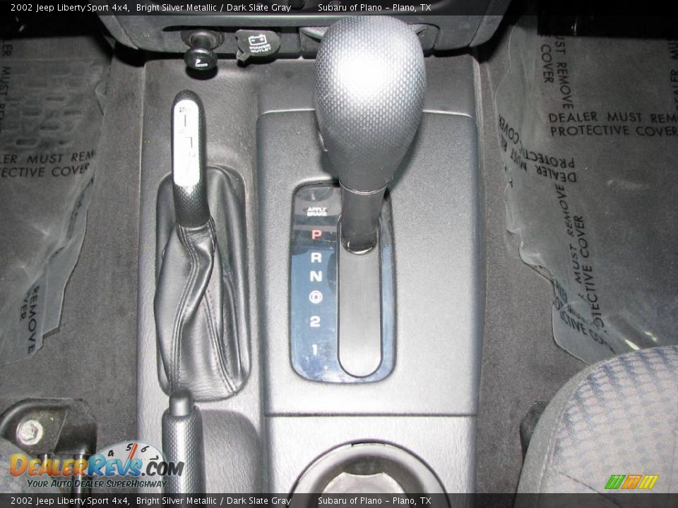2002 Jeep Liberty Sport 4x4 Bright Silver Metallic / Dark Slate Gray Photo #17