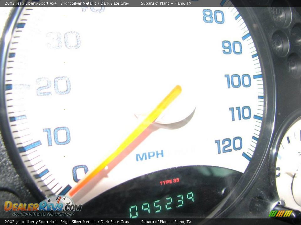 2002 Jeep Liberty Sport 4x4 Bright Silver Metallic / Dark Slate Gray Photo #21