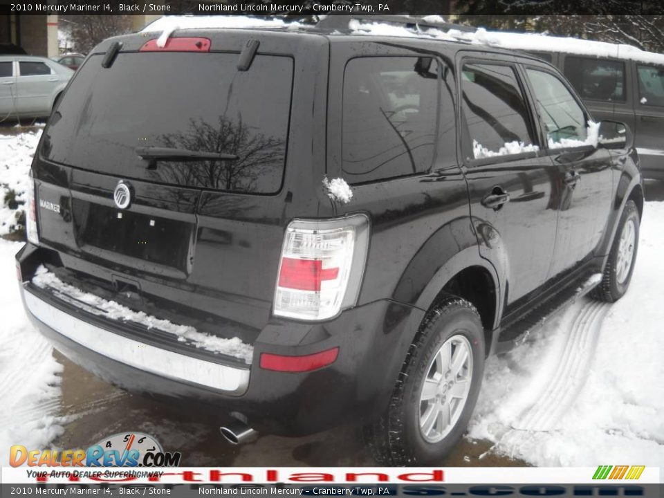 2010 Mercury Mariner I4 Black / Stone Photo #2
