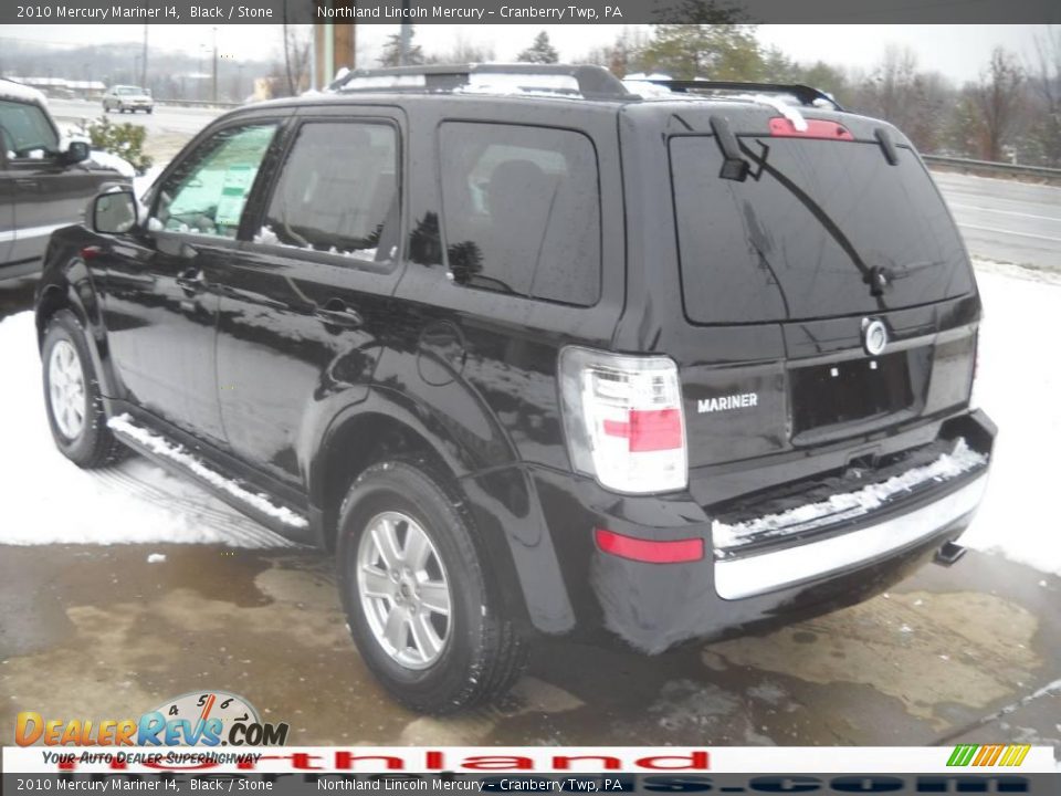 2010 Mercury Mariner I4 Black / Stone Photo #4