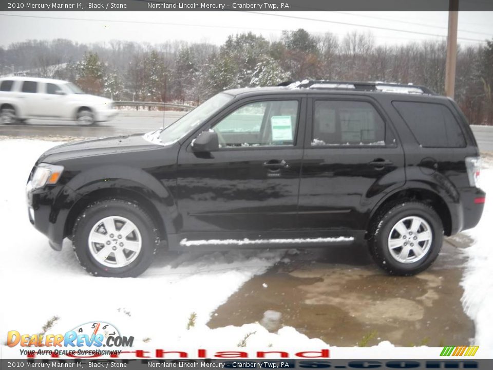 2010 Mercury Mariner I4 Black / Stone Photo #5