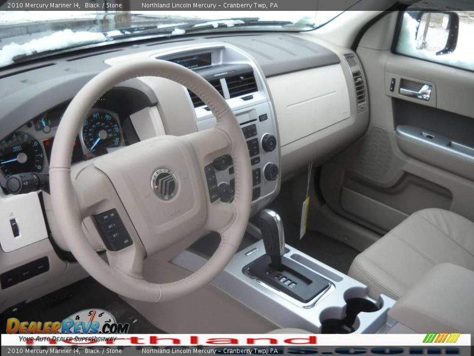 2010 Mercury Mariner I4 Black / Stone Photo #7