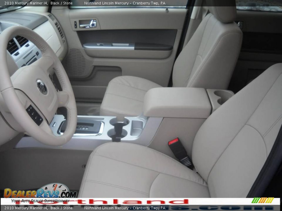 2010 Mercury Mariner I4 Black / Stone Photo #8