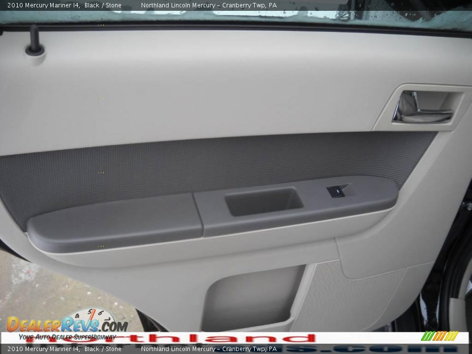 2010 Mercury Mariner I4 Black / Stone Photo #10