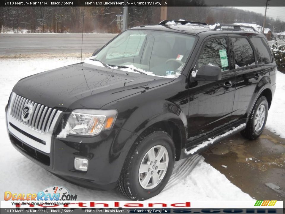 2010 Mercury Mariner I4 Black / Stone Photo #12