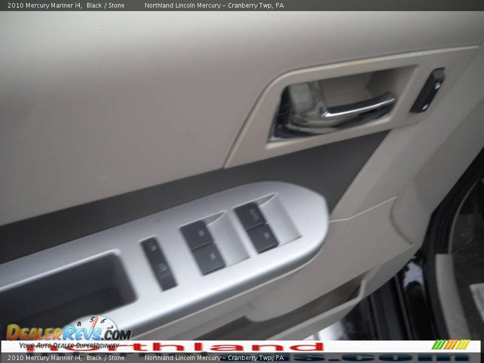 2010 Mercury Mariner I4 Black / Stone Photo #15