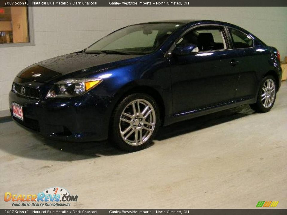 2007 Scion tC Nautical Blue Metallic / Dark Charcoal Photo #1