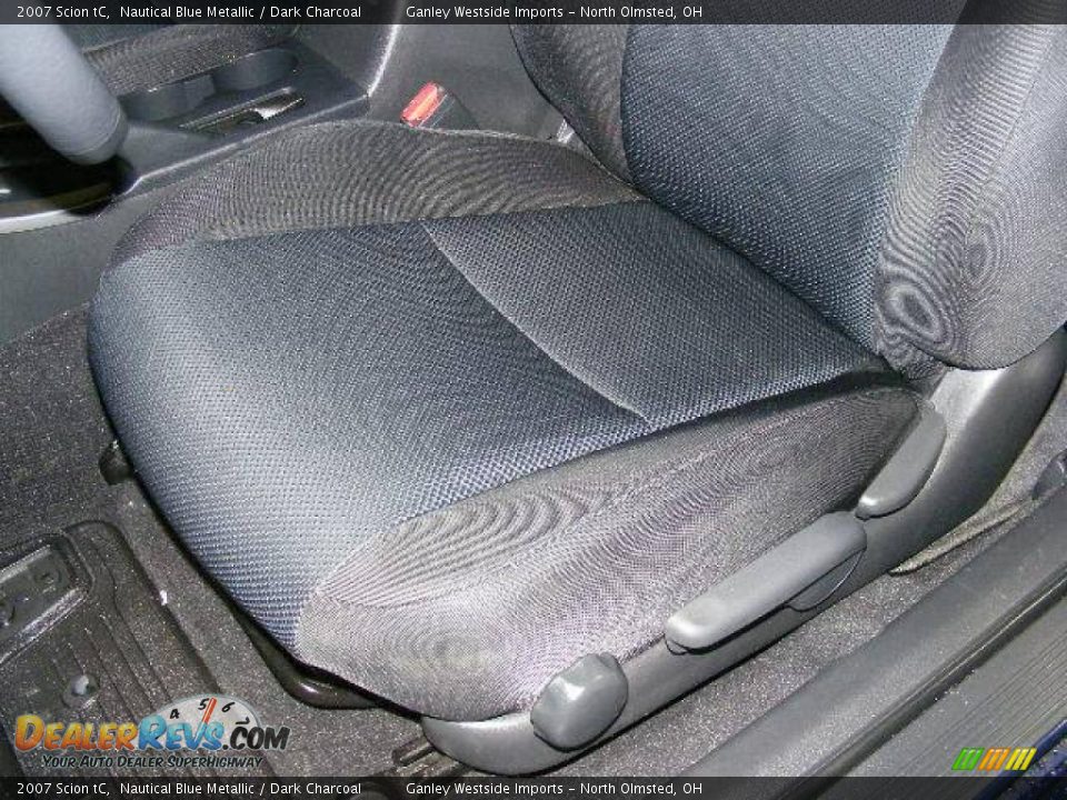 2007 Scion tC Nautical Blue Metallic / Dark Charcoal Photo #10