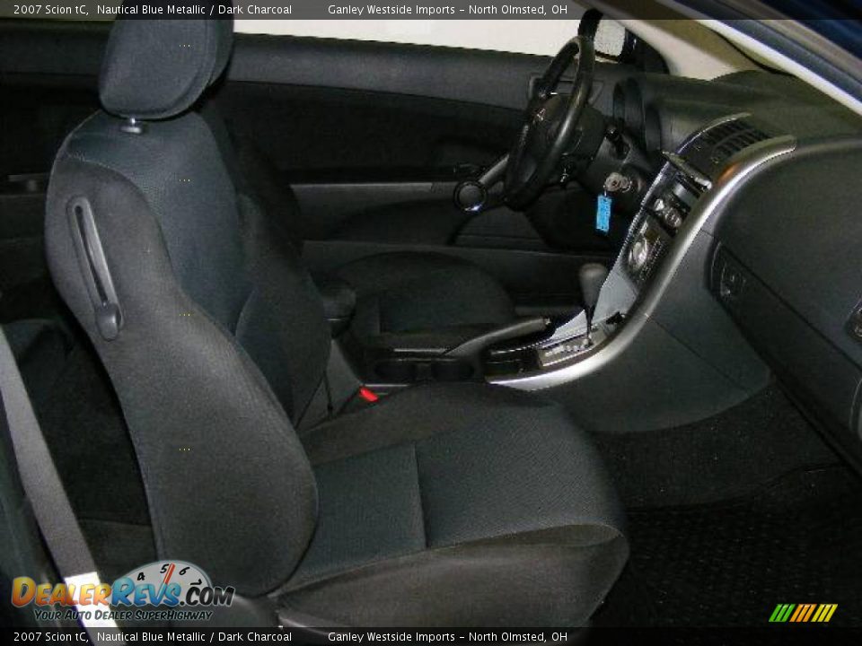 2007 Scion tC Nautical Blue Metallic / Dark Charcoal Photo #13