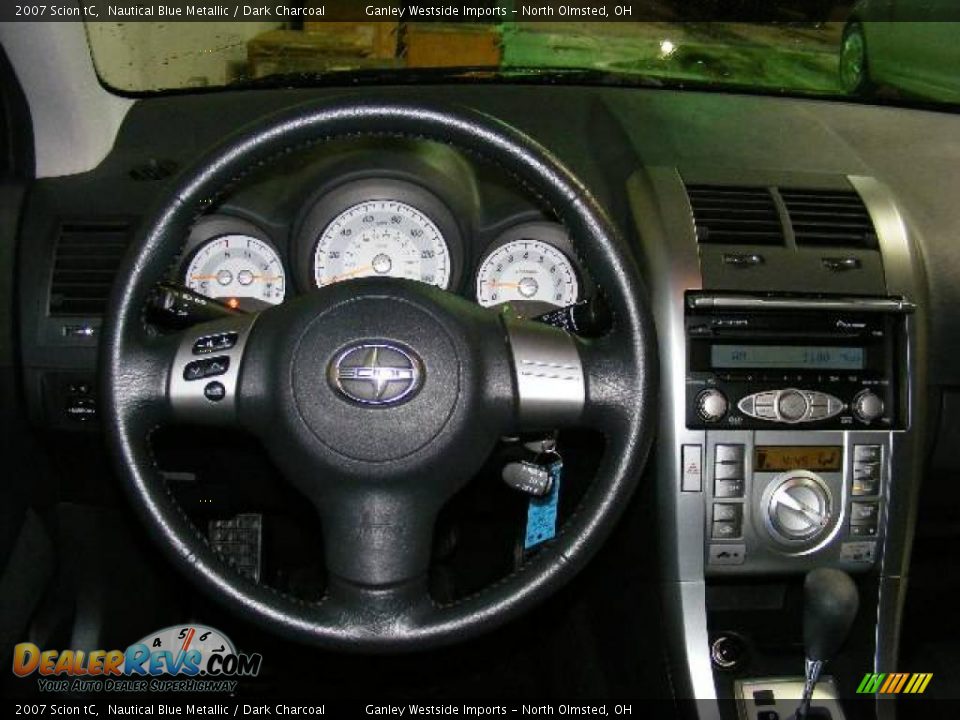 2007 Scion tC Nautical Blue Metallic / Dark Charcoal Photo #14